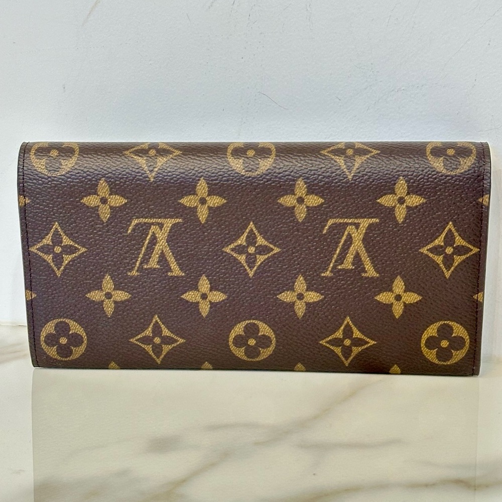 Louis Vuitton Monogram Emilie Wallet Rose Ballerine - Picture 2 of 9